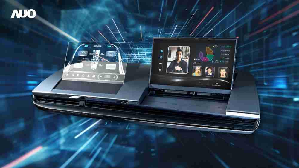 优游UB8Micro LED Display HMI解决方案打造透明Micro LED前座仪表，，，，呈现信息并保留驾驶视野开阔；亦为副驾驶座乘客打造收放自如的Micro LED屏幕，，在不影响显示质量的前提于显示区内建镜头，，，，让用户能与视讯对象直接眼神接触，，提供绝佳的双向沟通体验